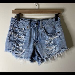 American Eagle Hi-Rise Festival Shorts Size 2